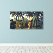 羊飼い少年遊の笛 キャンバスプリント (インサイチュ (ウッドフロア))