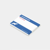 羊飼い犬のアポイントメント ポストイット (アングル)