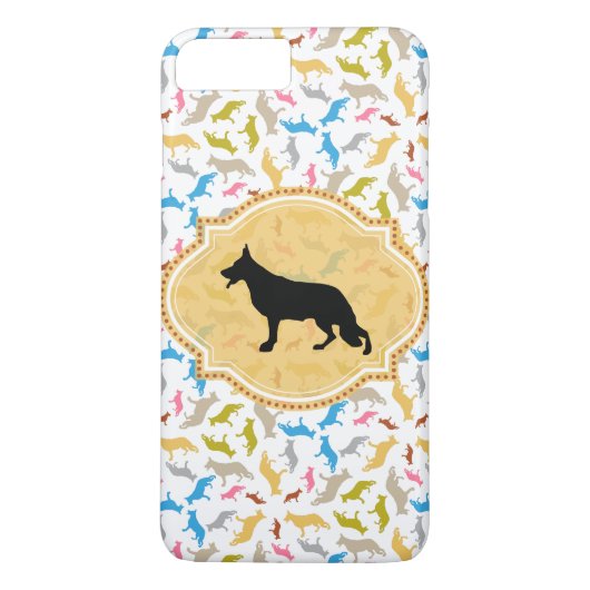 羊飼い犬のパターンPrimavera Case-Mate iPhoneケース (裏面)