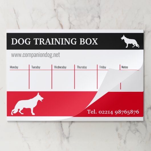 羊飼い犬のメモ帳 ペーパーパッド (折り畳み)