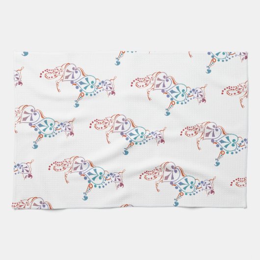 羊飼い犬 キッチンタオル (横)