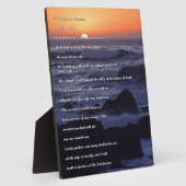 羊飼い祈りの言葉プラーク フォトプラーク (側面)