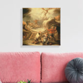 羊飼い達への受胎告知 キャンバスプリント (インサイチュ (リビング))