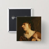 羊飼い1635年 缶バッジ (正面&裏面)