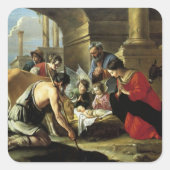 羊飼い17世紀 スクエアシール (正面)