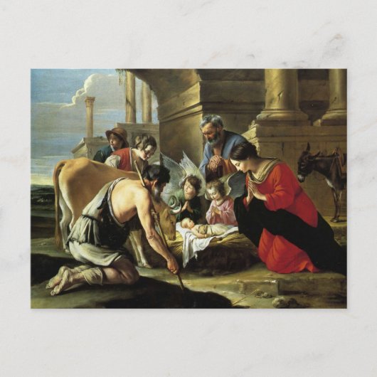 羊飼い17世紀 ポストカード (正面)