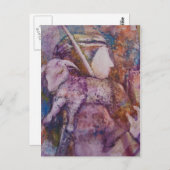 「羊飼い」のはがき ポストカード (正面/裏面)