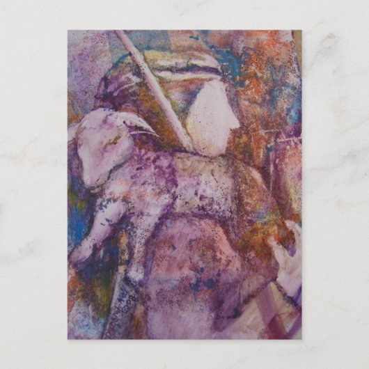 「羊飼い」のはがき ポストカード (正面)