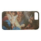 羊飼い(キャンバスの油)の崇敬2 Case-Mate iPhoneケース (裏面(横))