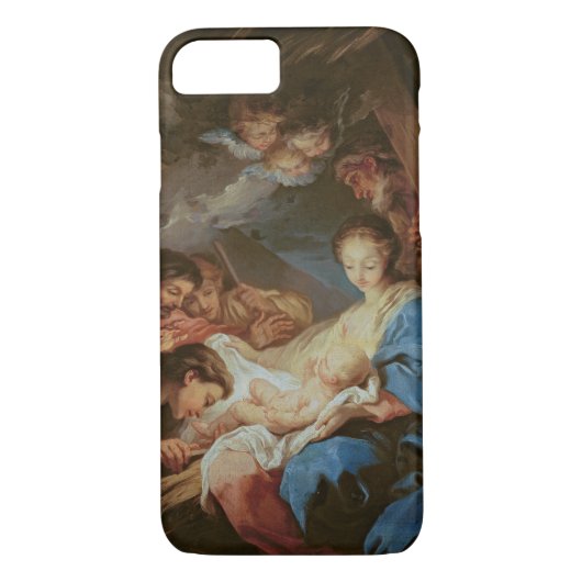 羊飼い(キャンバスの油)の崇敬2 Case-Mate iPhoneケース (裏面)