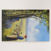 羊飼い(1887)by Camille Pissarro ジグソーパズル (横)