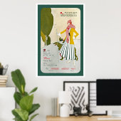 羊飼モダンいの娘 ポスター (ホームオフィス)