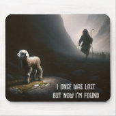 羊飼失ったいの子羊 マウスパッド (正面)