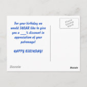 羊：また毛刈りの季節が来た！ ポストカード (裏面)