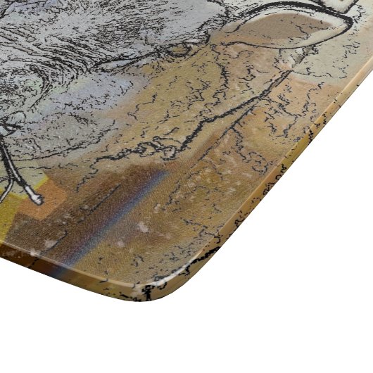 羊 カッティングボード (角)