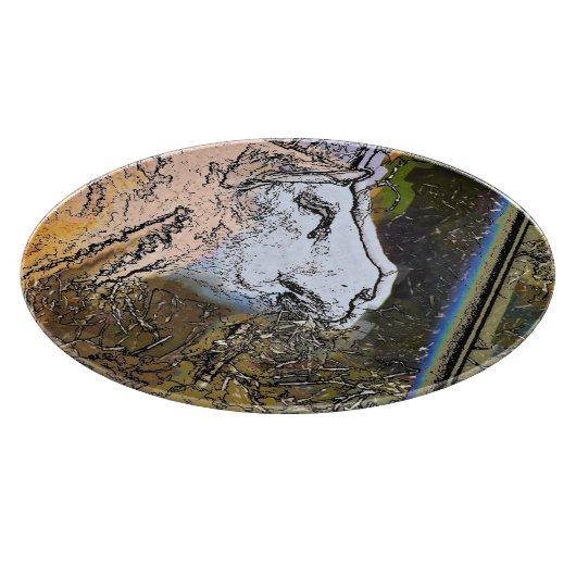 羊 カッティングボード (角)