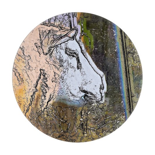 羊 カッティングボード (正面)