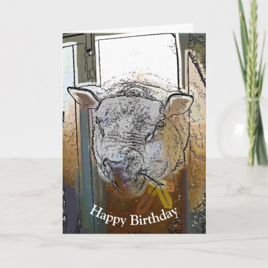 羊 カード (正面)