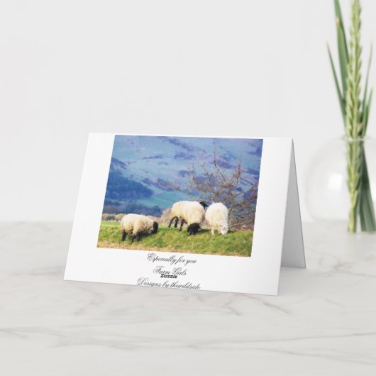 羊 カード (裏面)