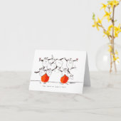 羊 カード (黄色い花)