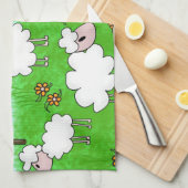 羊 キッチンタオル (四つ折り)