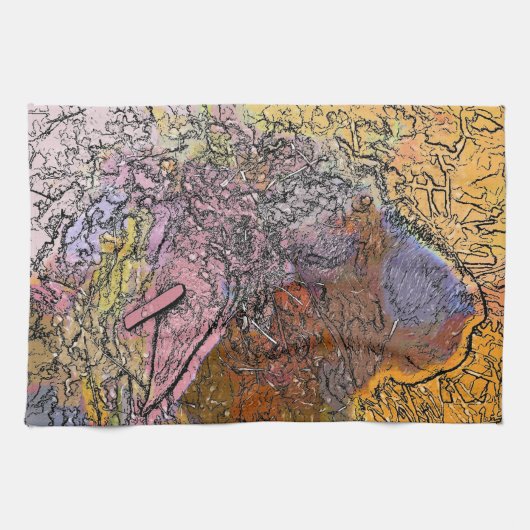 羊 キッチンタオル (横)