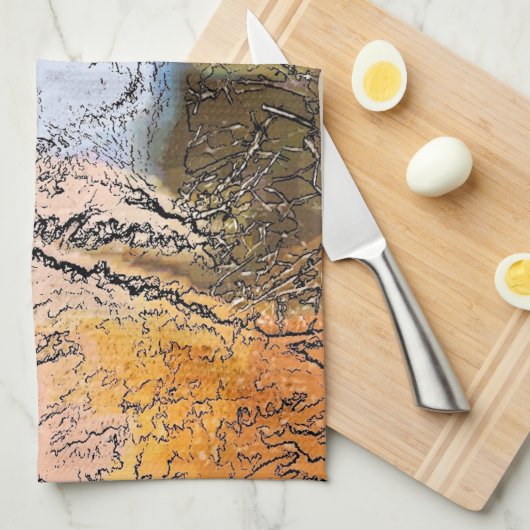 羊 キッチンタオル (四つ折り)