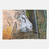 羊 キッチンタオル (横)