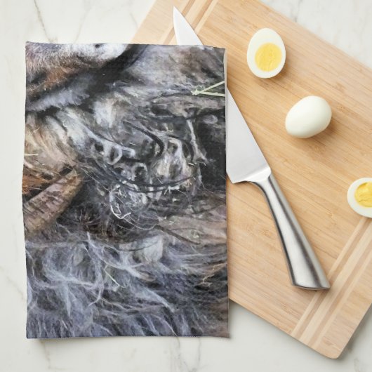 羊 キッチンタオル (四つ折り)