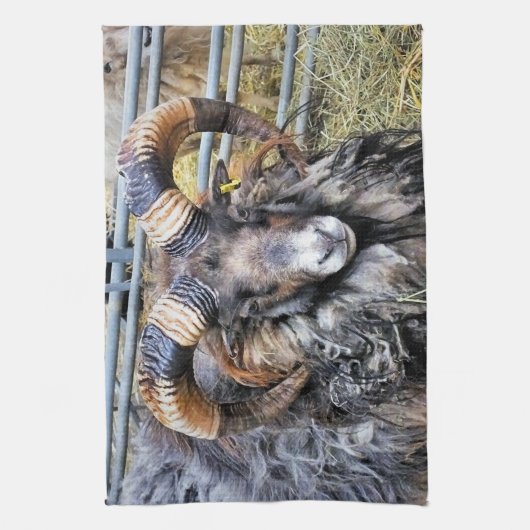 羊 キッチンタオル (縦)