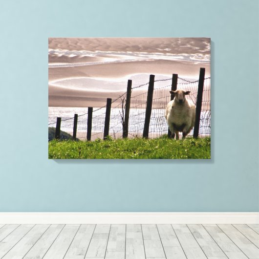 羊 キャンバスプリント (インサイチュ (ウッドフロア))
