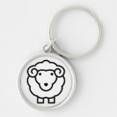 羊 キーホルダー (正面)