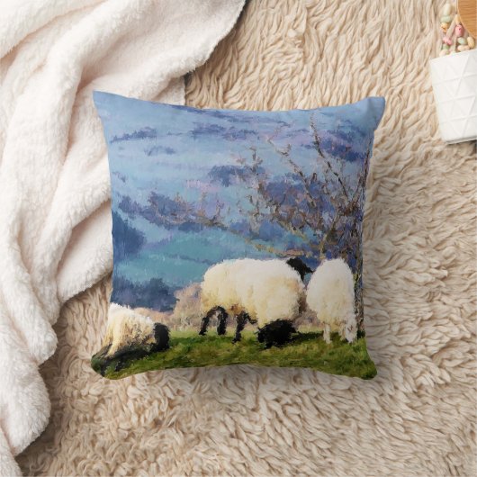 羊 クッション (ブランケット)