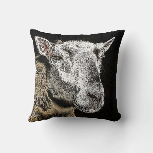 羊 クッション (裏面)