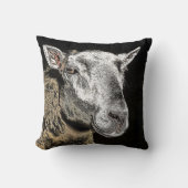 羊 クッション (正面)