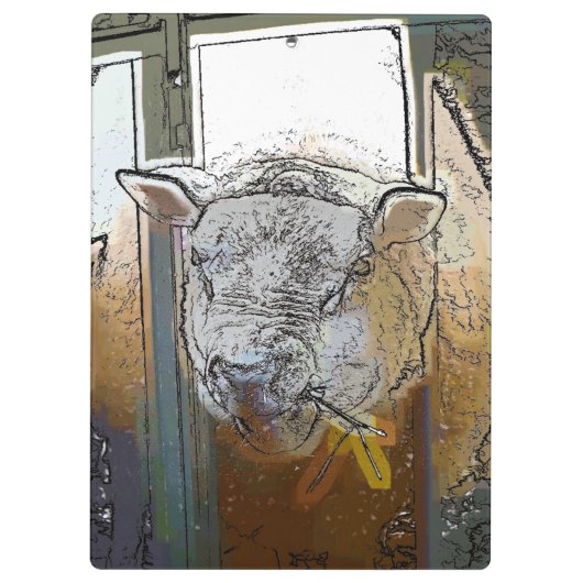 羊 クリップボード (裏面)