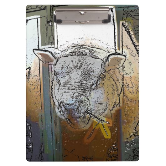 羊 クリップボード (正面)