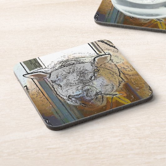 羊 コースター (左側)