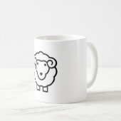 羊 コーヒーマグカップ (正面右)
