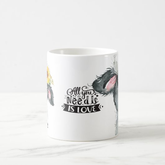 羊 コーヒーマグカップ (中央)