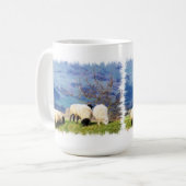 羊 コーヒーマグカップ (正面左)