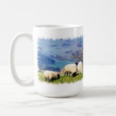 羊 コーヒーマグカップ (左)