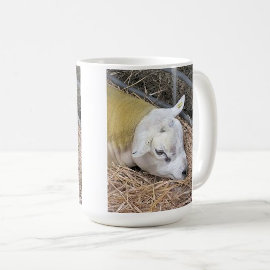 羊 コーヒーマグカップ (正面右)
