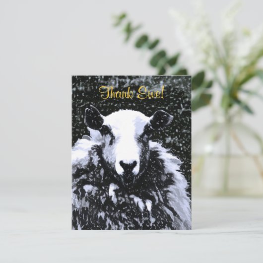 羊 サンキューカード (スタンド正面)