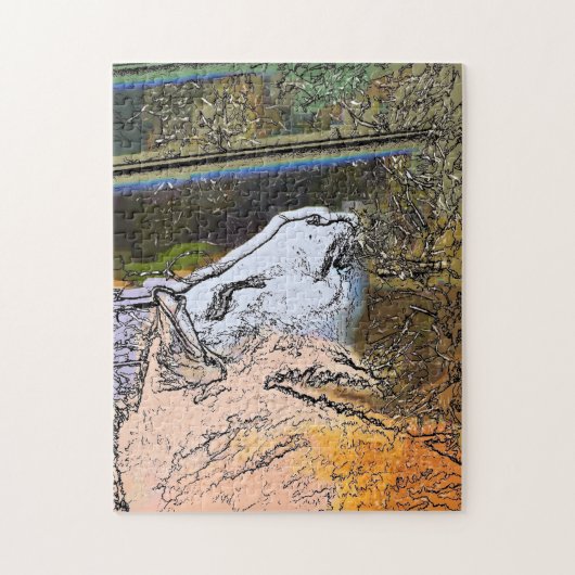 羊 ジグソーパズル (縦)