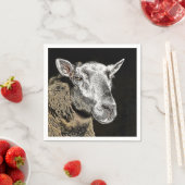 羊 スタンダードカクテルナプキン (インサイチュ)