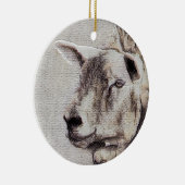 羊 セラミックオーナメント (右)
