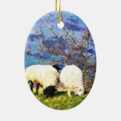 羊 セラミックオーナメント (裏面)