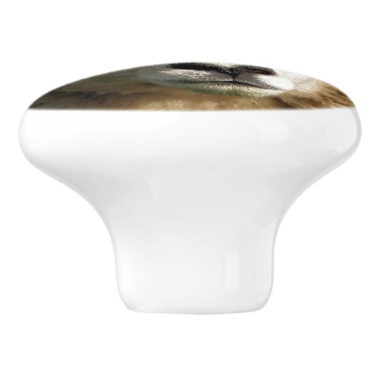 羊 セラミックノブ (側面)