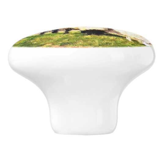 羊 セラミックノブ (側面)